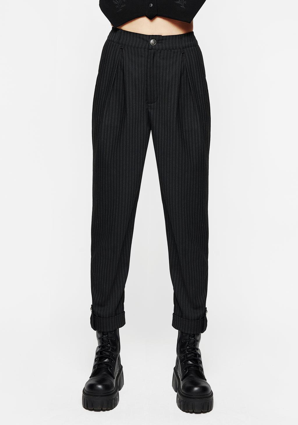 Nevermore Pinstripe Tailored Trousers Product Image