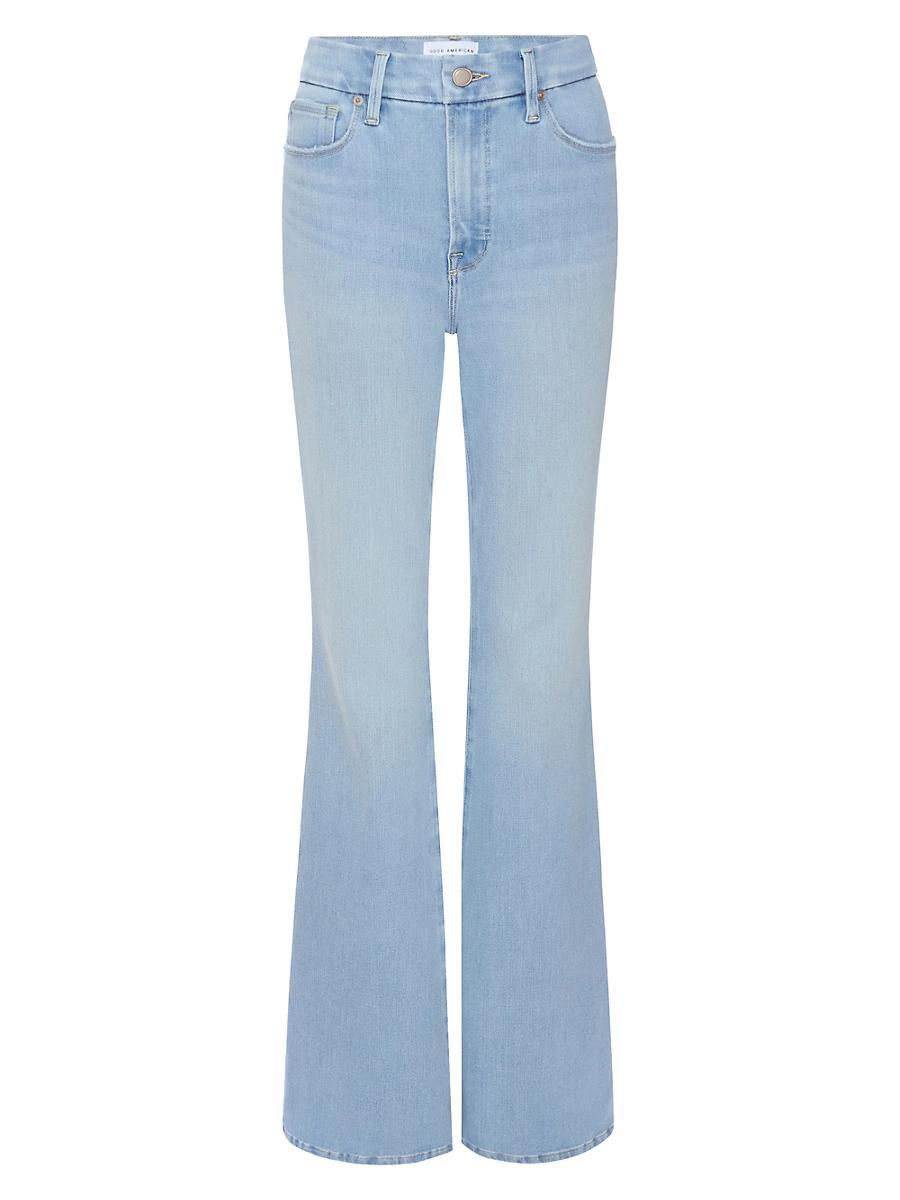 Womens Soft Tech Good Legs Boot-Cut Flared Jeans Product Image