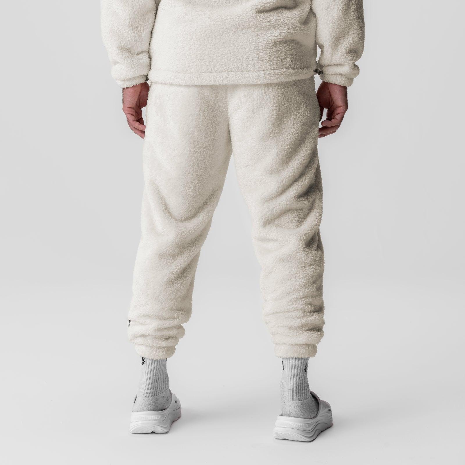 0692. Sherpa Recovery Sweats - Ivory Cream/Black Product Image