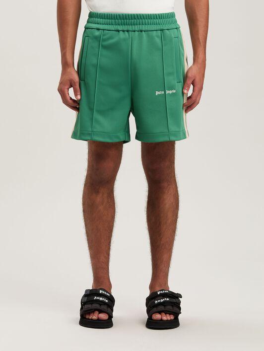 CLASSIC LOGO TRACK SHORTS FOREST GREEN - Product Image