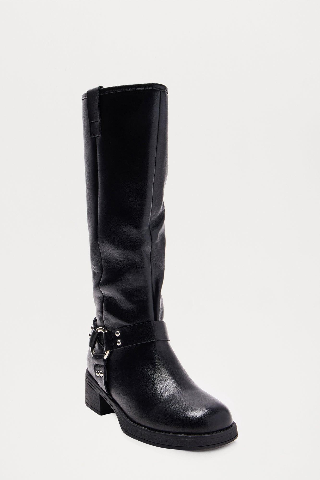 Joella Hardware Boots - Black Product Image