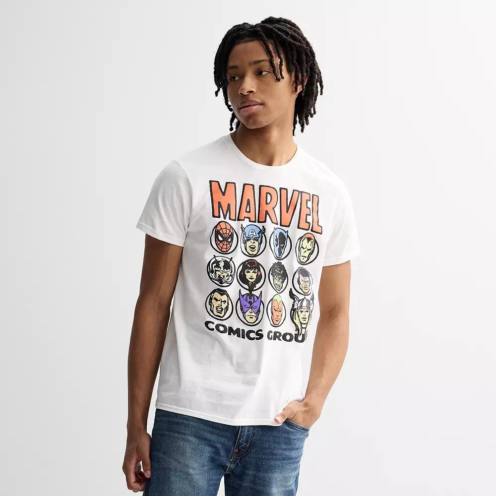 Men's Marvel Comic Heads Graphic Tee,  Product Image