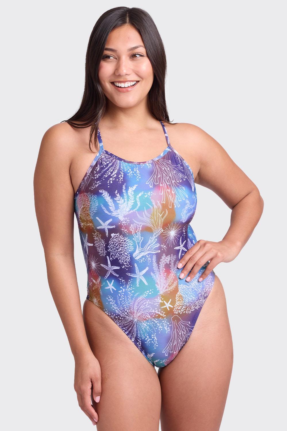 Julian Swim Onesie - Seawall Female Product Image