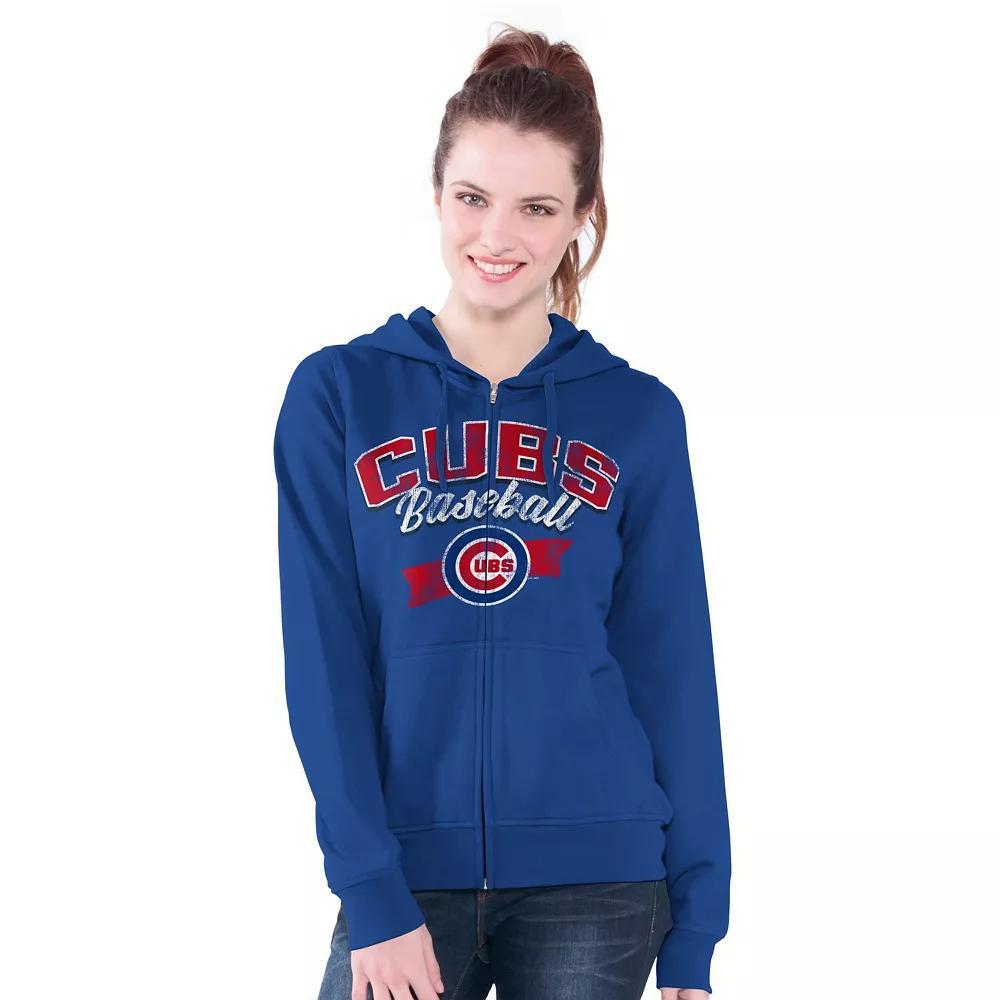 Women's G-III 4Her by Carl Banks Royal Chicago Cubs Wild Cat Full-Zip Hoodie,  Product Image