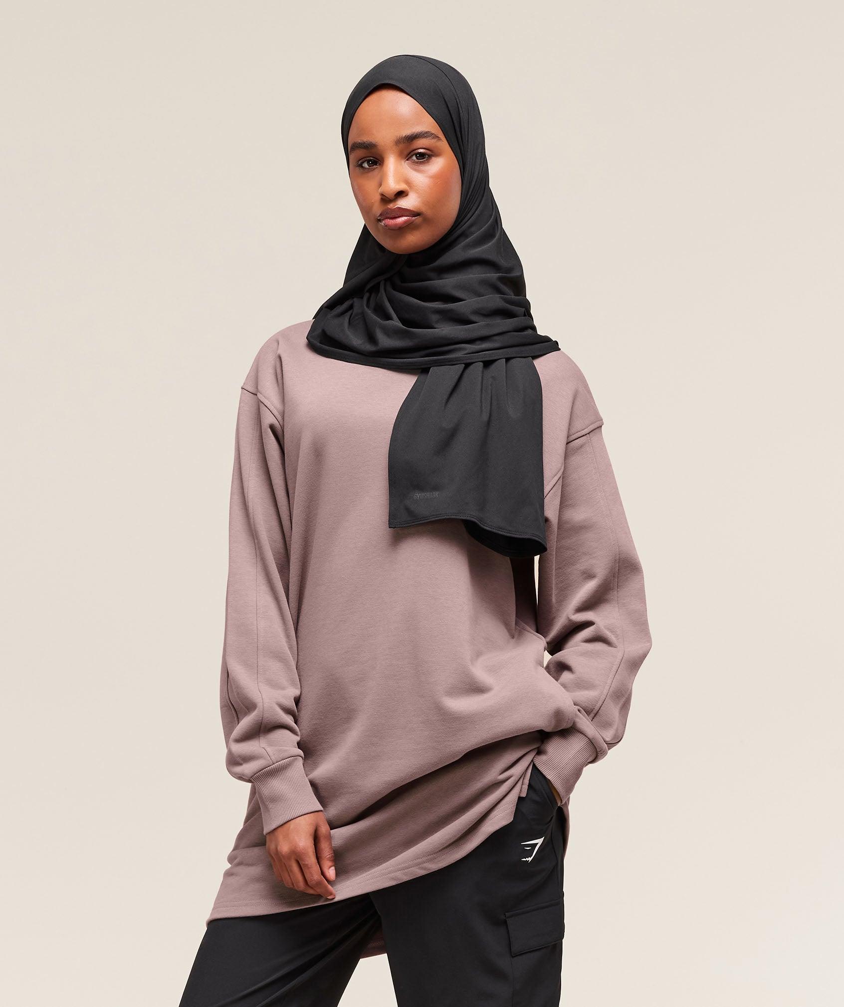 Gymshark Covered Pullover - Washed Mauve Female Product Image