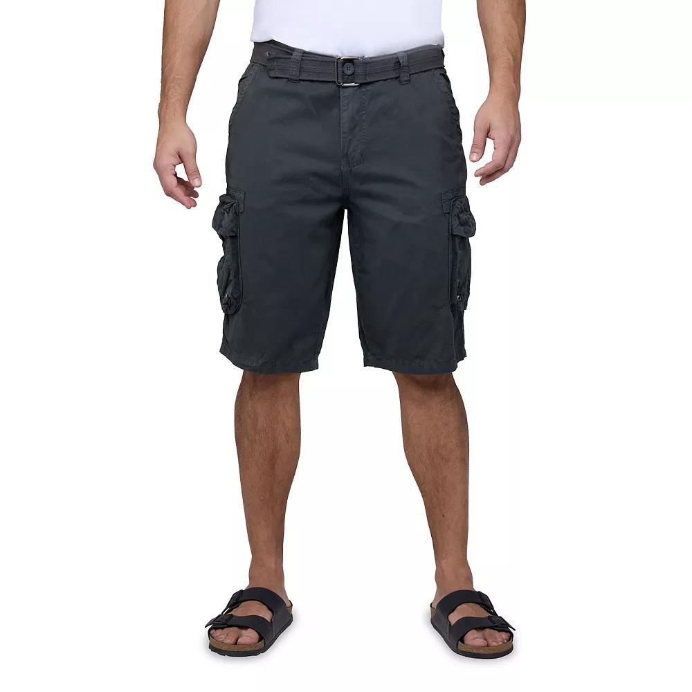 Big & Tall Xray Belted Double-Pocket Cargo Shorts, Men's, Size: 54, Grey Product Image