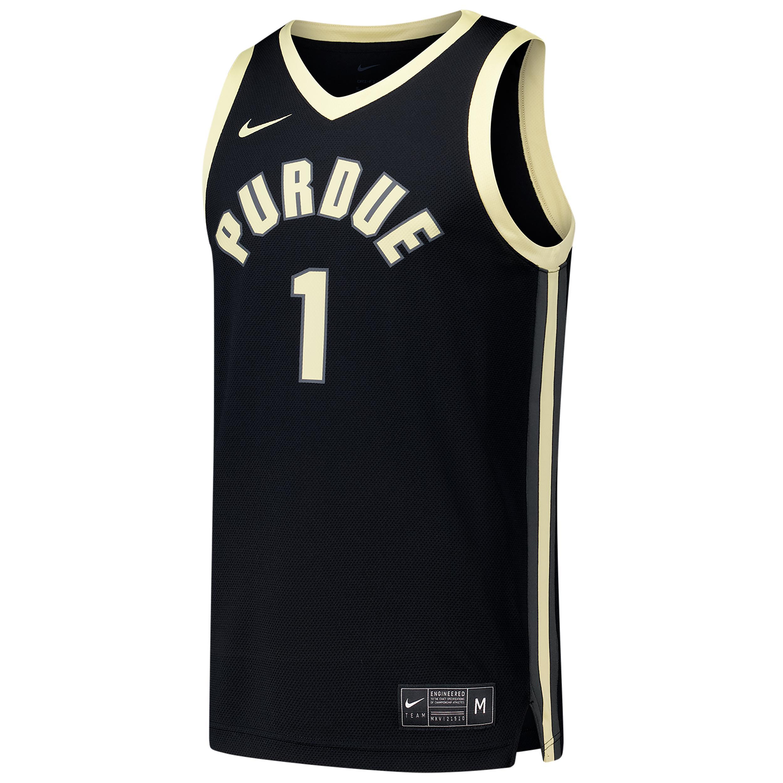 Purdue Nike Mens Dri-FIT College Basketball Replica Jersey | P32818PUBK-PUR Product Image