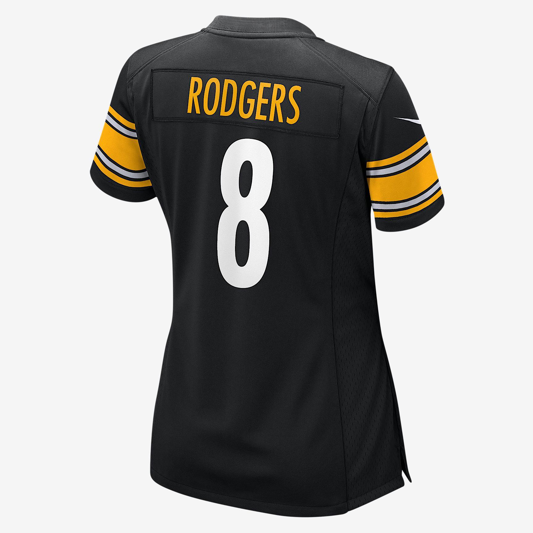 Aaron Rodgers Pittsburgh Steelers Womens Nike Womens NFL Game Jersey | 67NWPTGH7LF-SAC Product Image