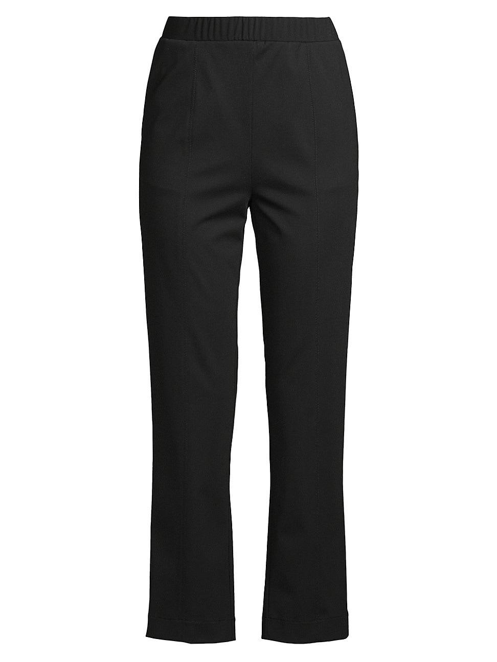 Womens Ponte Straight-Leg Pants Product Image