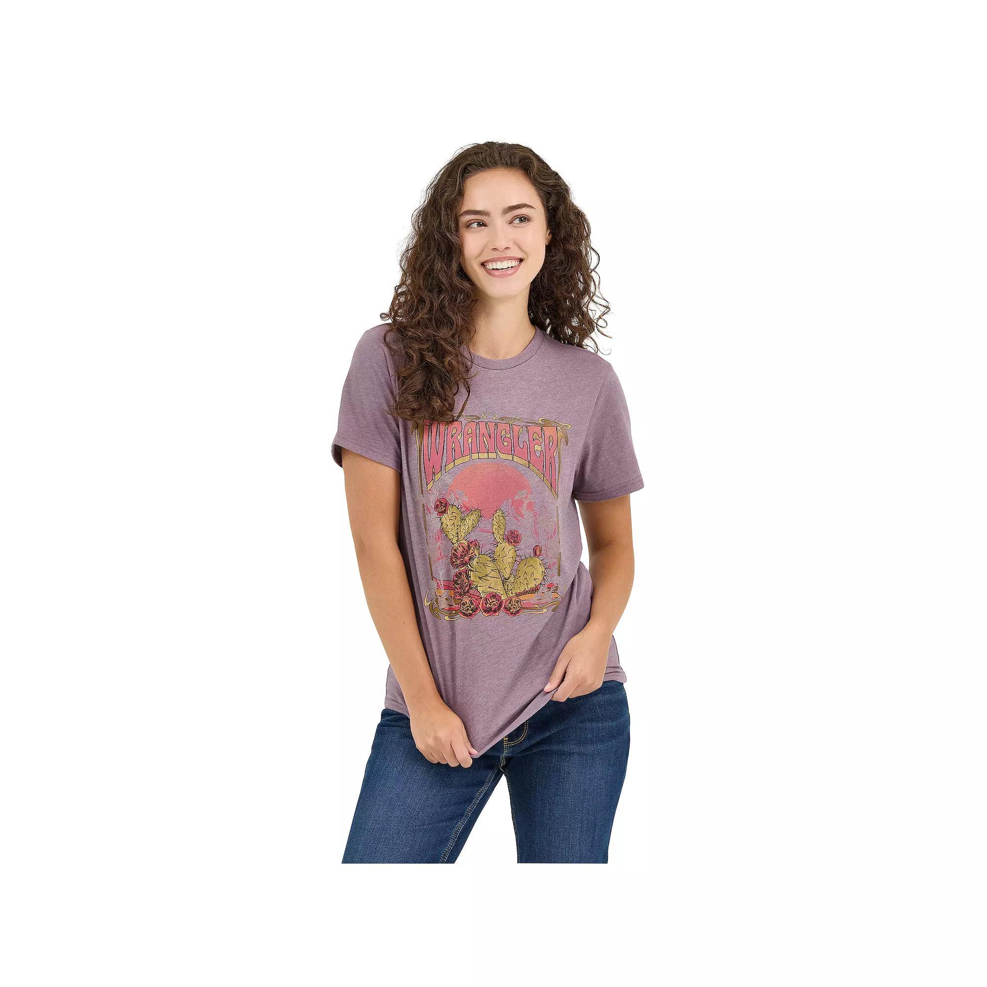 Women's Wrangler Graphic Tee, Size: Large, Cactus Dream Product Image