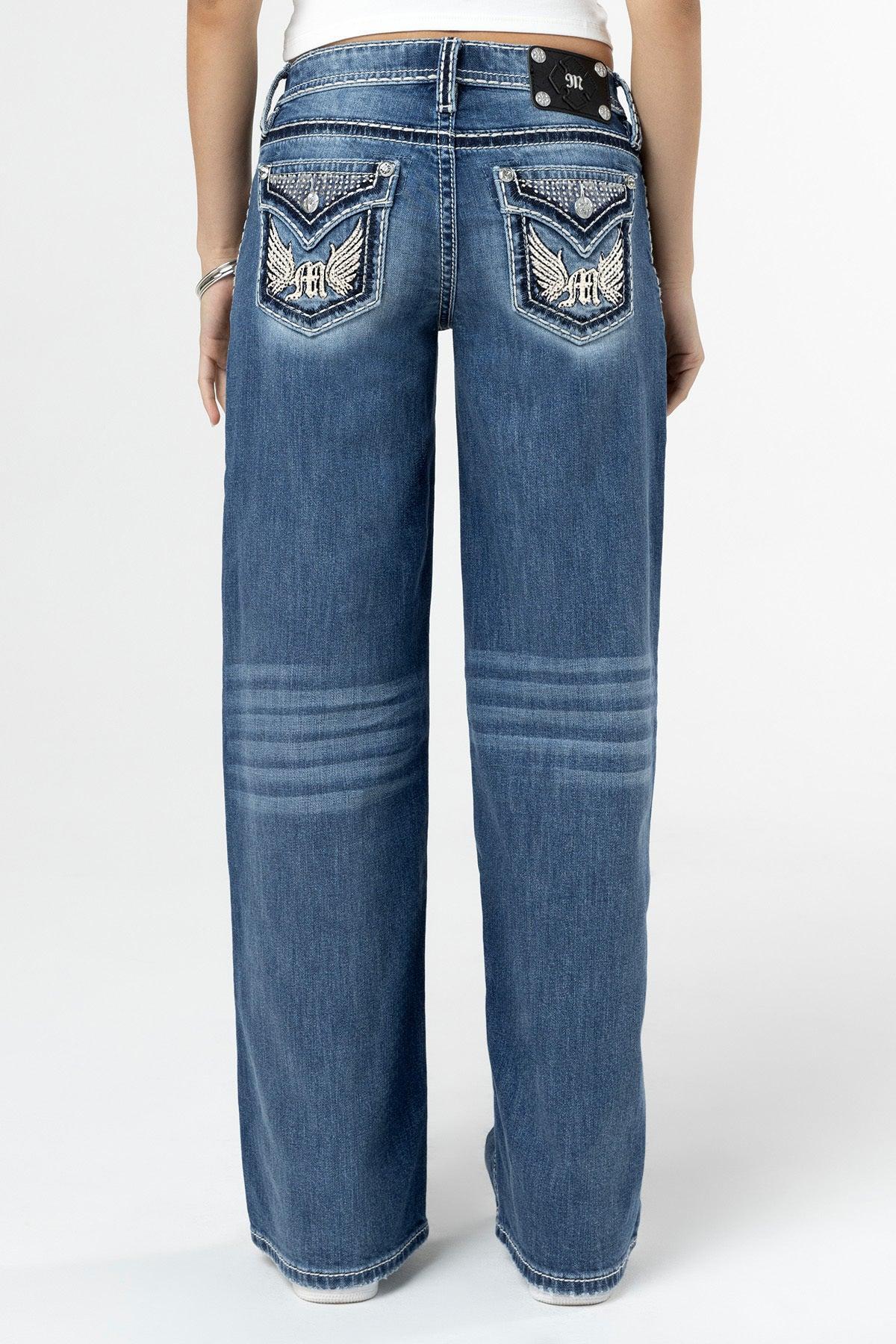 Angelline Wide Leg Jeans Product Image