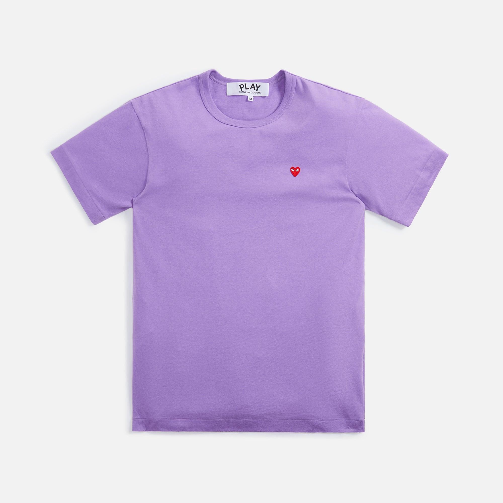 Comme des Garçons Play Small Red Heart - Purple Male Product Image