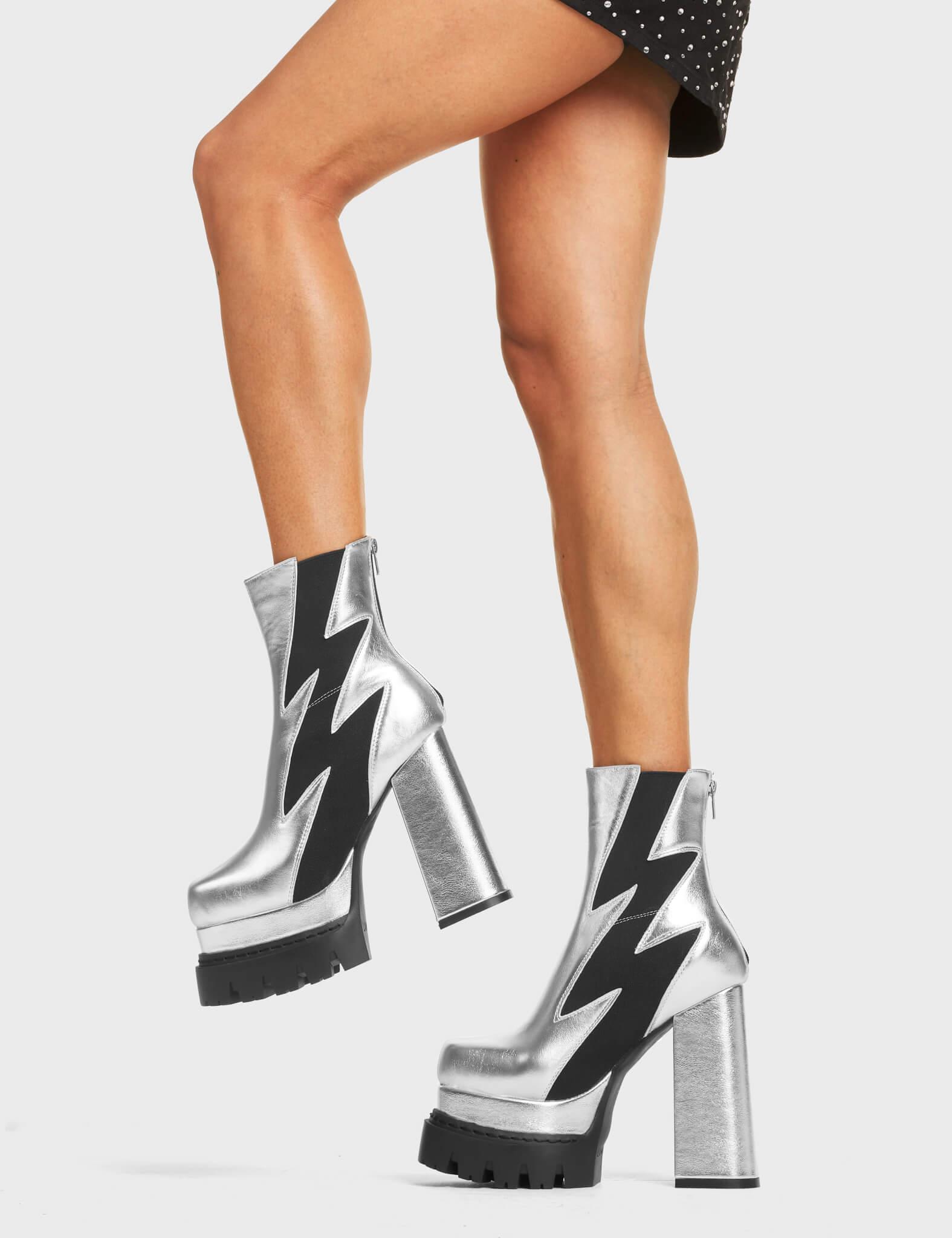 Count Me In Platform Ankle Boots Product Image