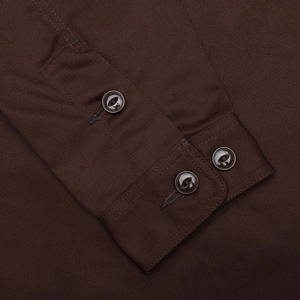 Smokey Twill Shirt - Brown Male Product Image