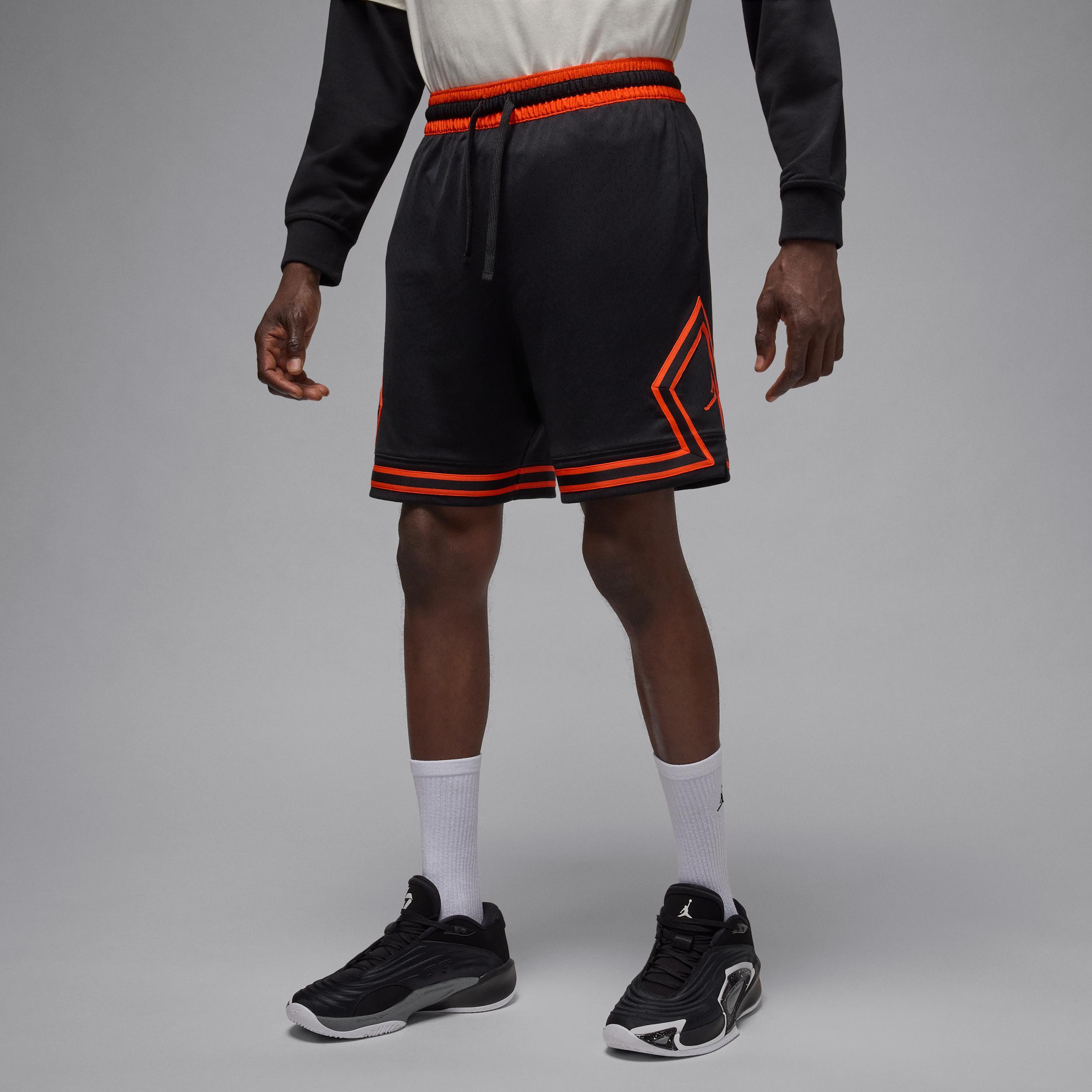 Mens Jordan Sport Dri-FIT Mesh Diamond Shorts | HF9910-011 Product Image