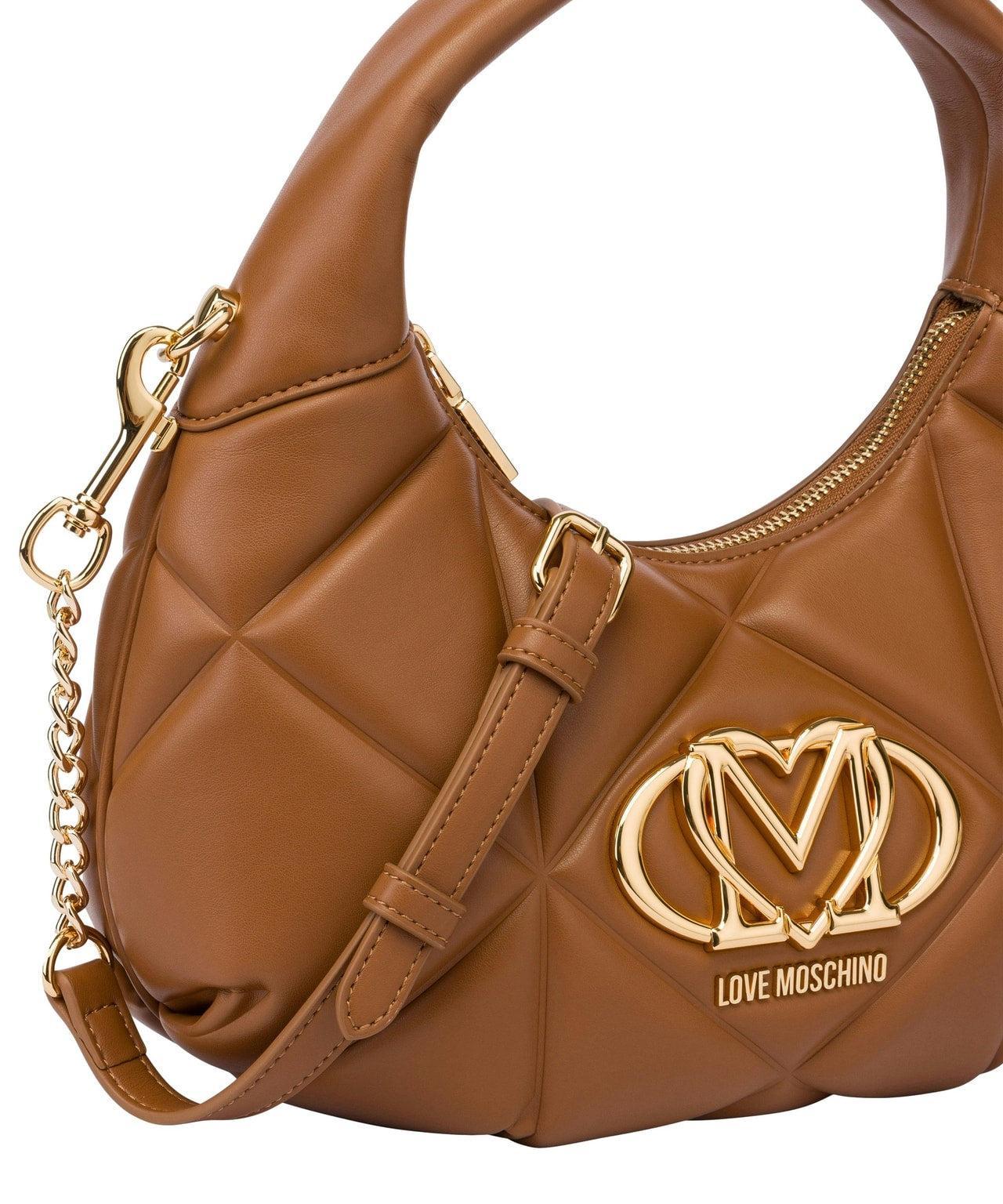 Quilted shoulder bag with logo Product Image