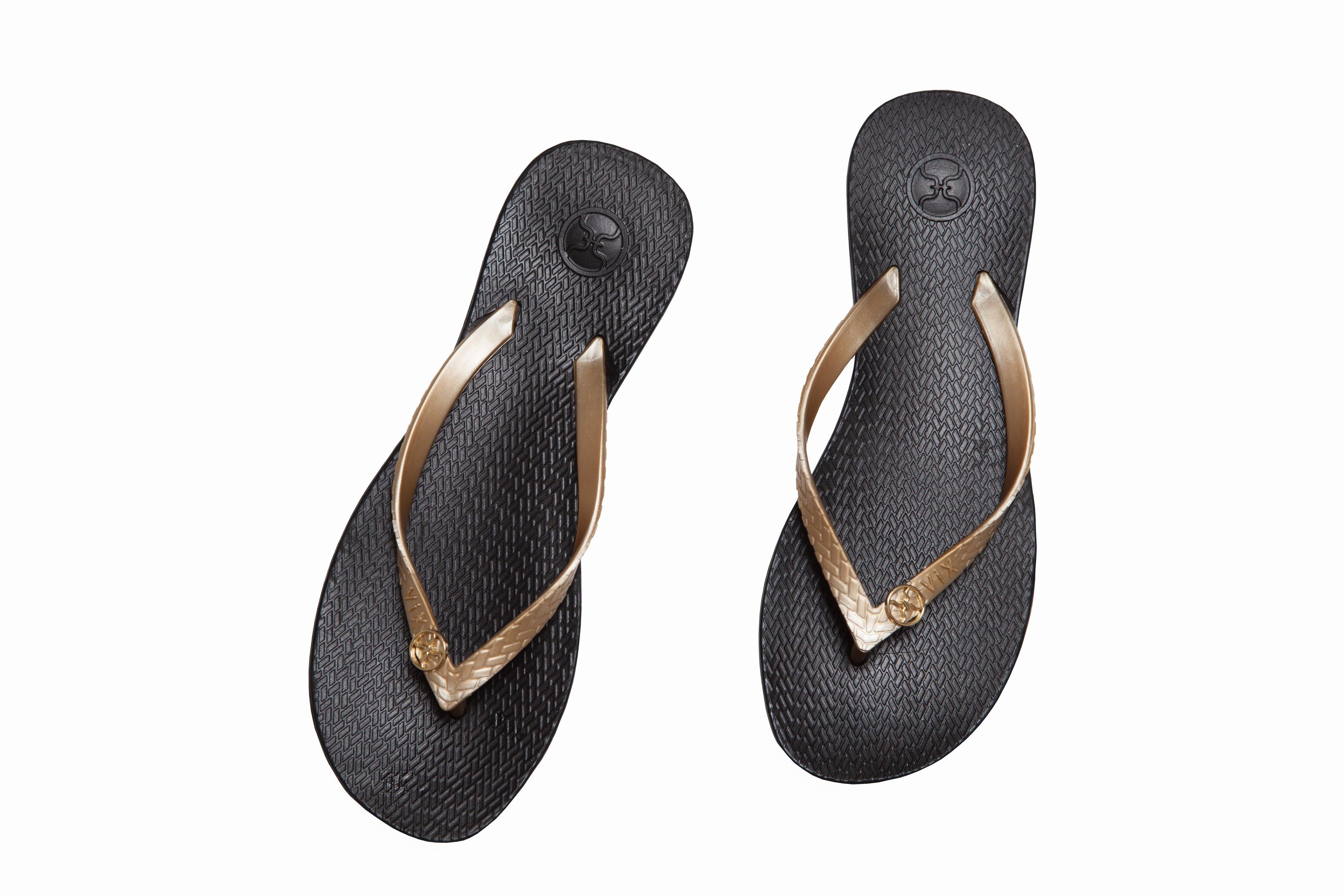 Flip Flop - Black/Gold Product Image