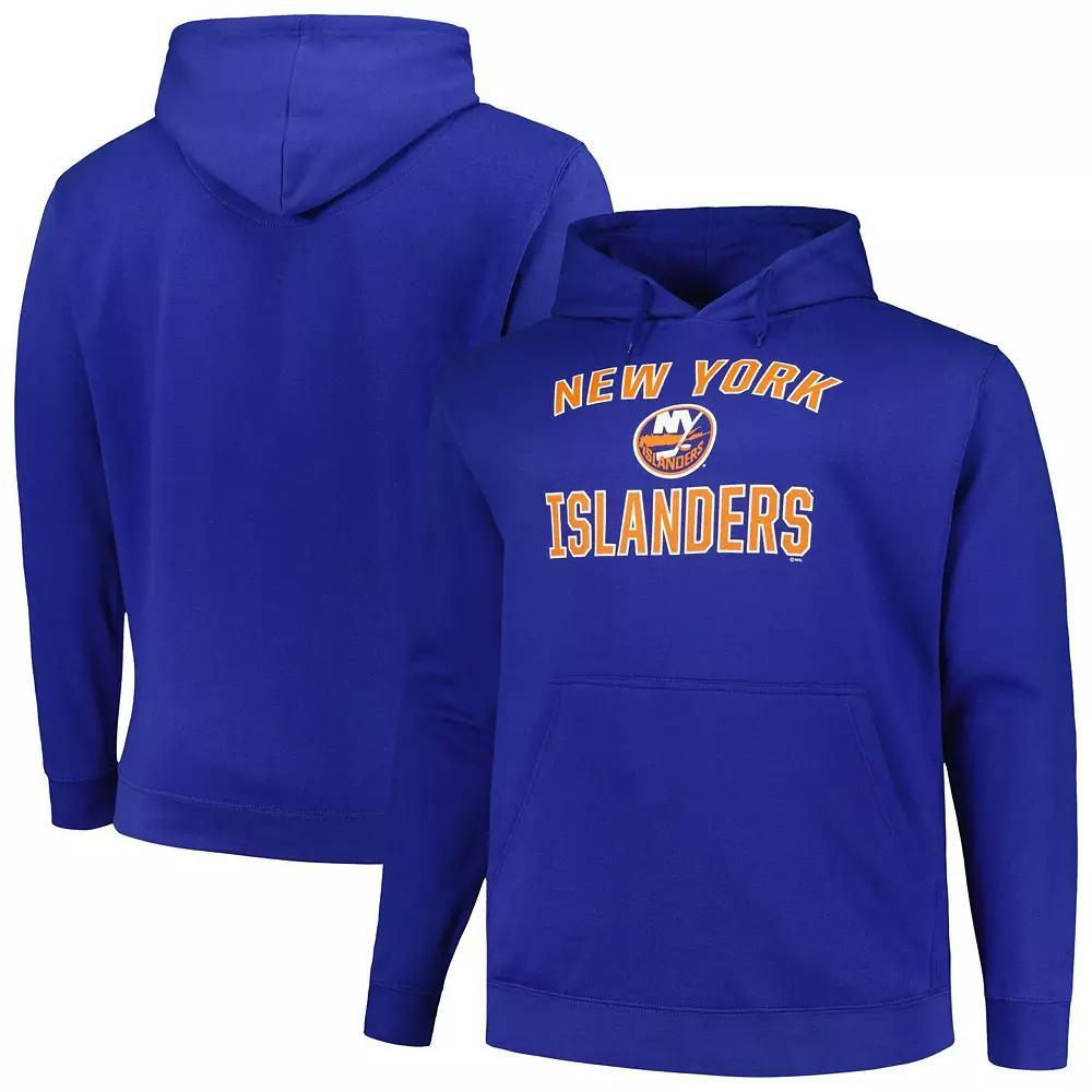 Men's Profile Royal New York Islanders Big & Tall Arch Over Logo Pullover Hoodie,  Product Image