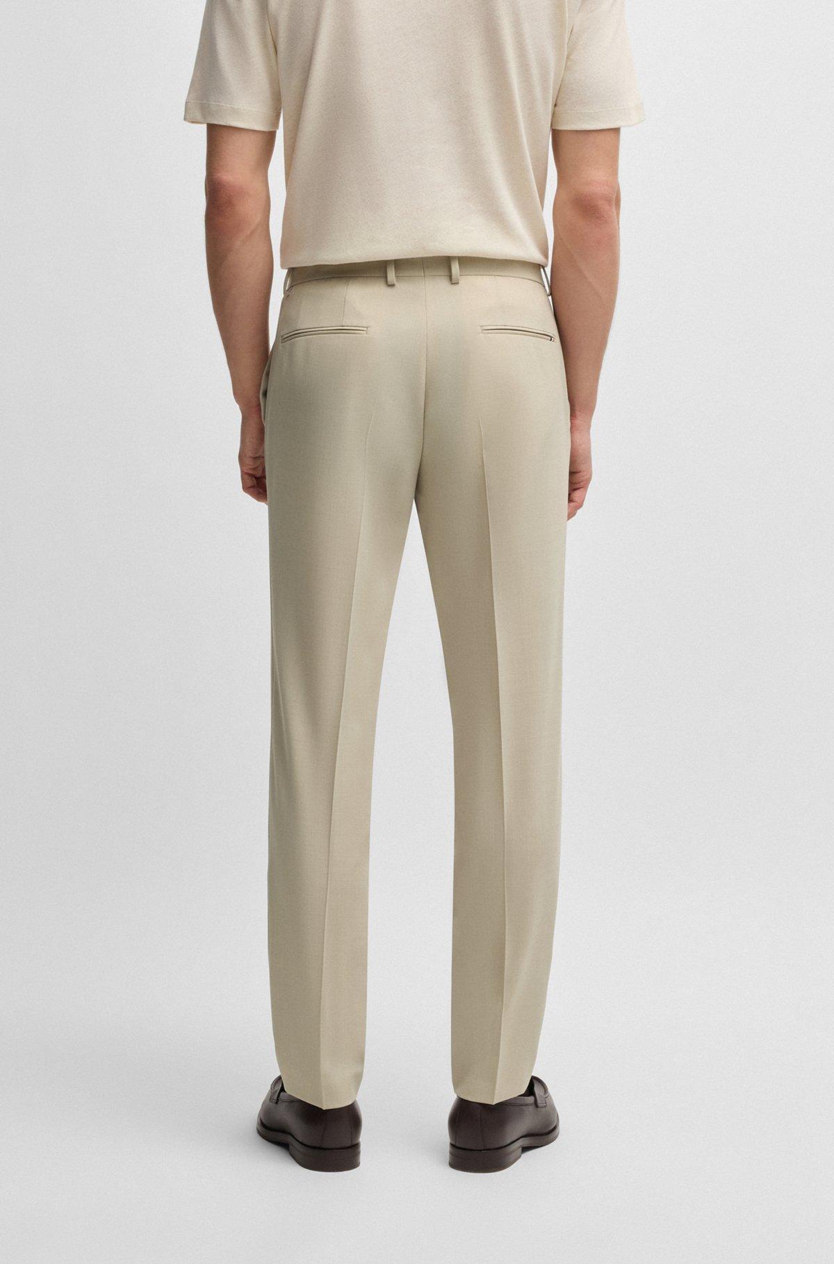 Formal trousers in washable super-flex fabric Product Image