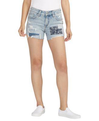 Silver Jeans Co. Womens Boyfriend Mid Rise Shorts Product Image