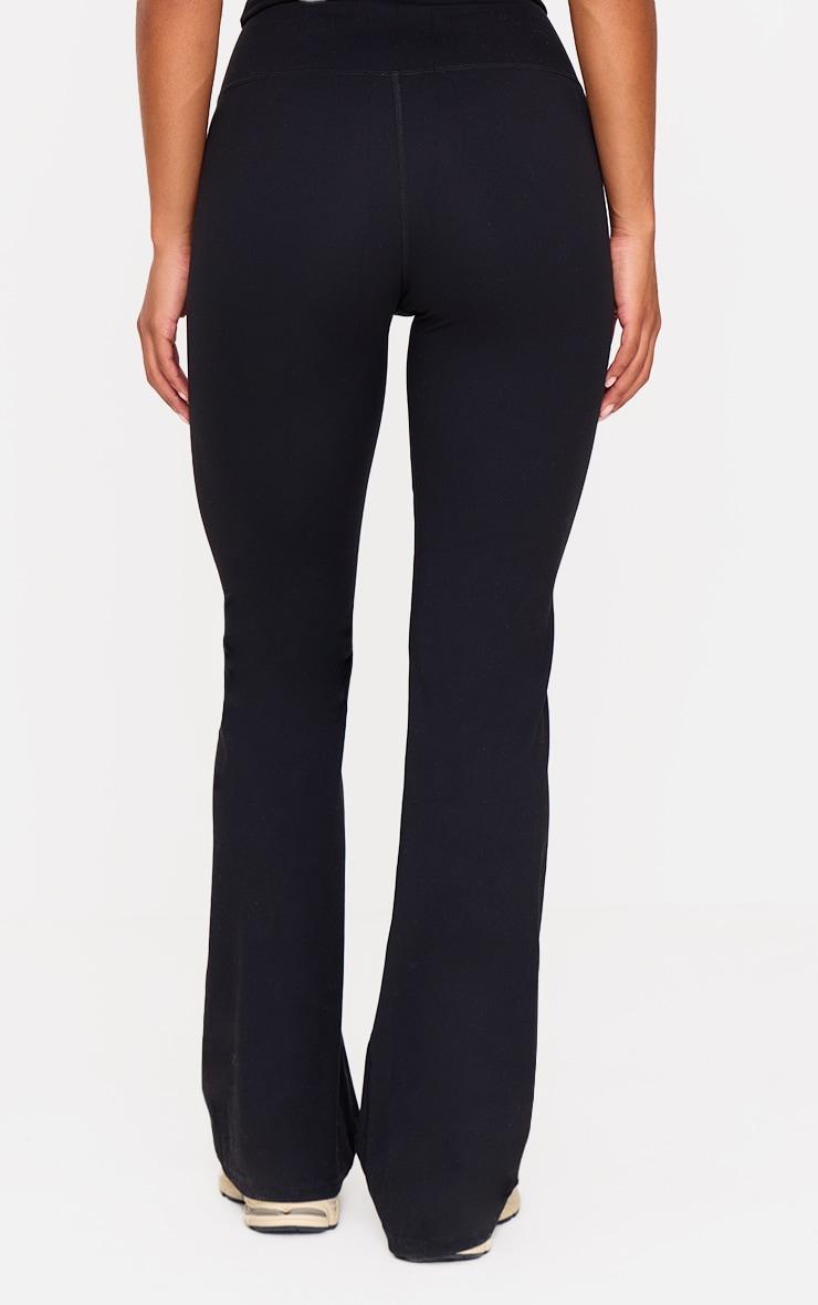 Black Sculpt Wrap Waist Yoga Pants Product Image