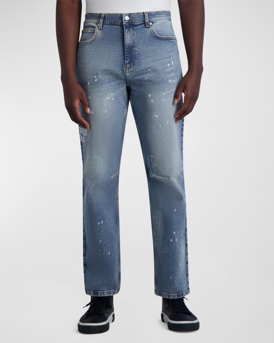 Mens Paint-Splatter Jeans Product Image