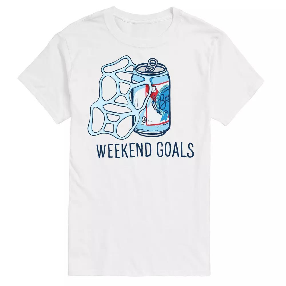 Men's Beer Weekend Goals Tee,  Product Image