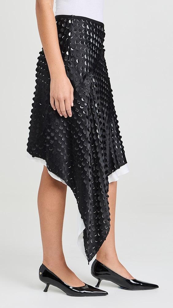 Helmut Lang Scarf Hem Skirt | Shopbop Product Image