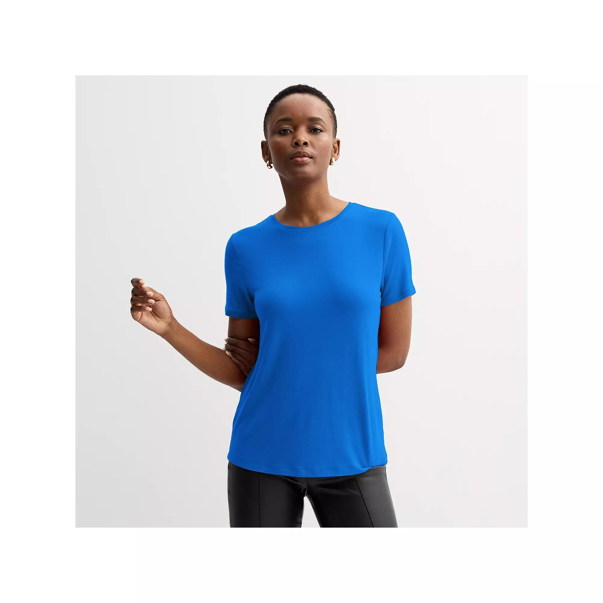 Women's Nine West Essential Crewneck Tee,  Product Image