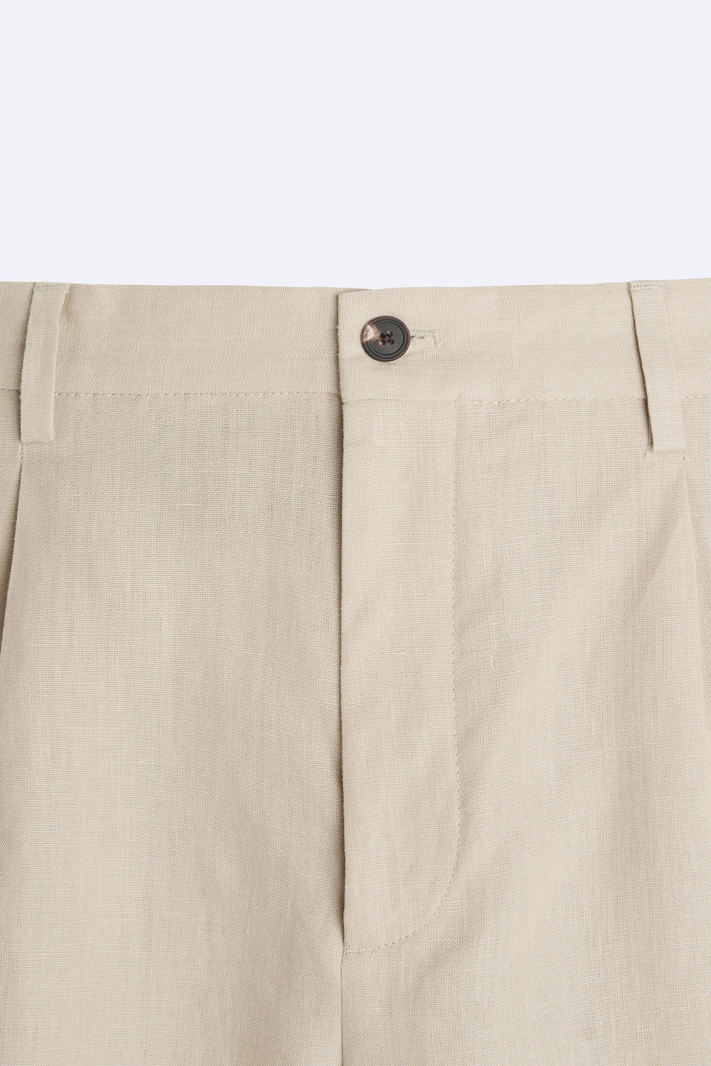 SUIT PANTS IN 100% LINEN Product Image