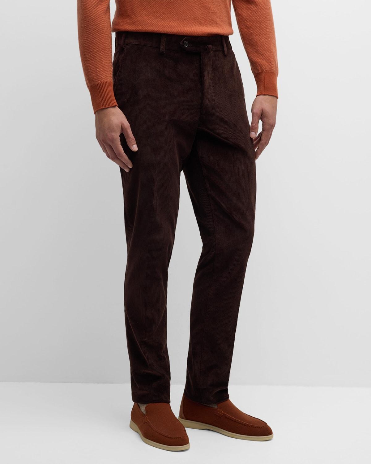 Mens Slim-Fit Wide Wale Corduroy Pants Product Image