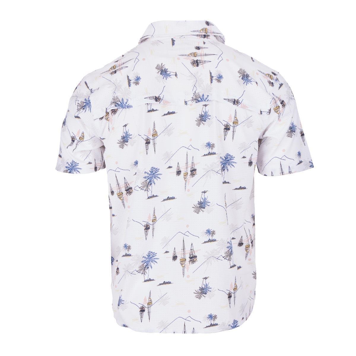 Canada Weather Gear Men's Perforated Button up Short Sleeve Shirt Product Image