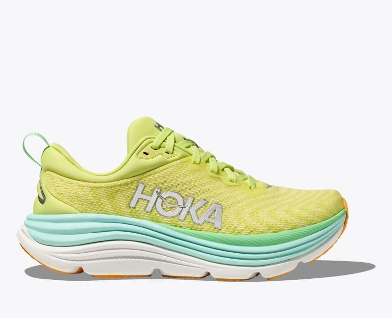 HOKA Womens Gaviota 5 Shoes in Sea Ice/Pink Twilight, Size 10 W Product Image