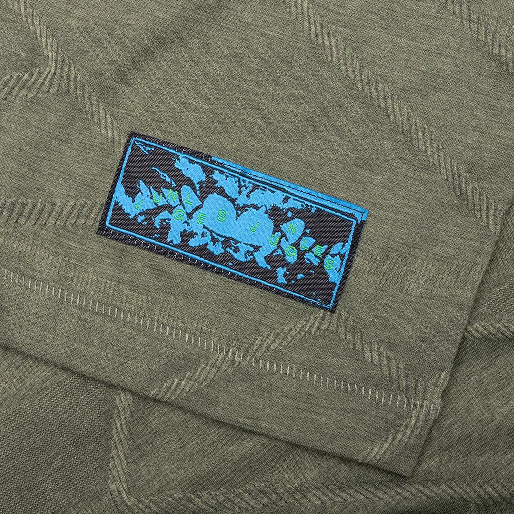 Textured Tee - Green Male Product Image