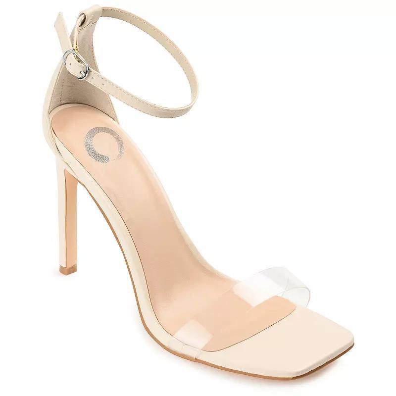 Journee Lorelei Women's Tru Comfort Foam™ High Heel Dress Sandals, Size: 7, Off White Product Image