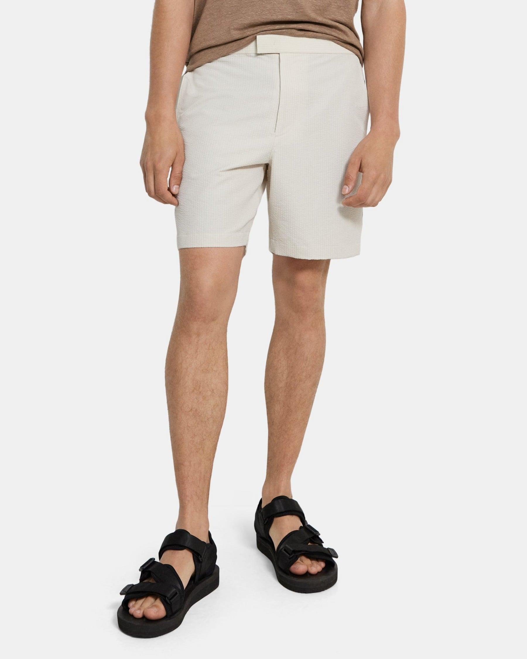 Parker Swim Trunks in Stretch Seersucker Product Image