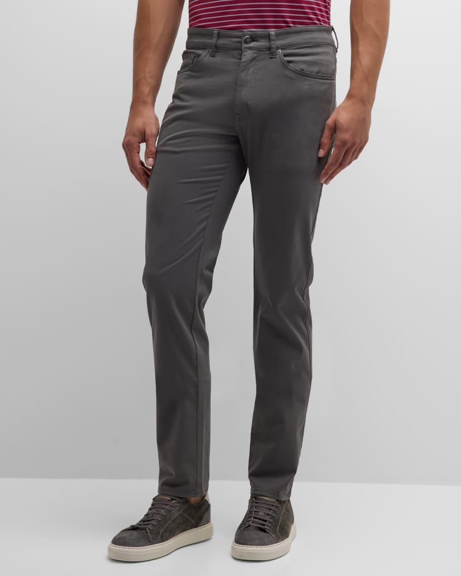 Mens Signature Sateen 5-Pocket Pants Product Image