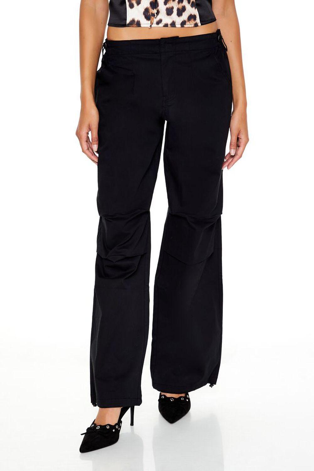 Twill Toggle Drawstring Joggers | Forever 21 Product Image