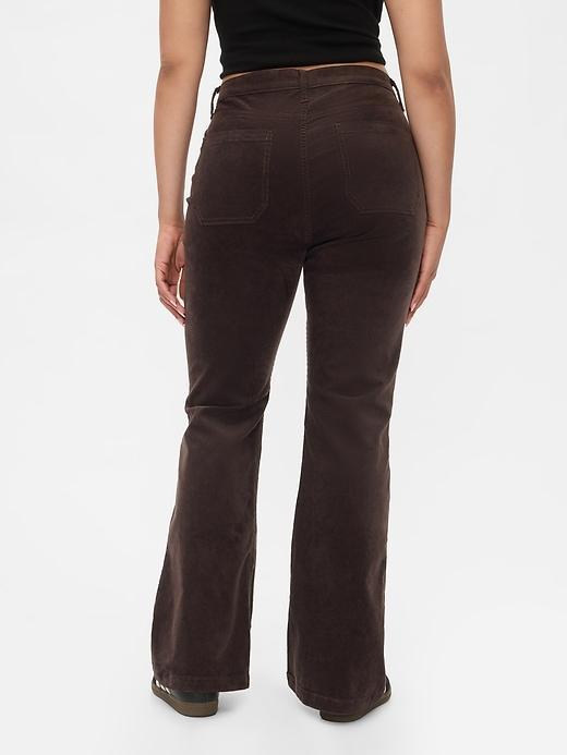 High Rise Corduroy '70s Flare Pants Product Image