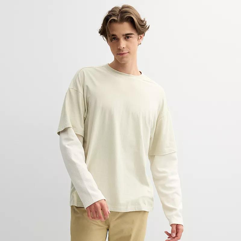 Hollywood Thermal Mock-Layer Tee, Mens Product Image