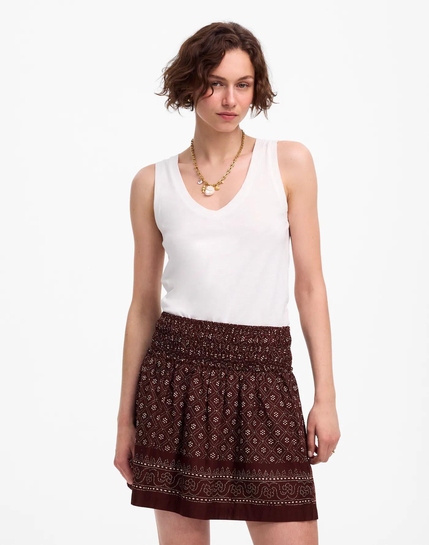 Ruffled Mini Skirt Product Image