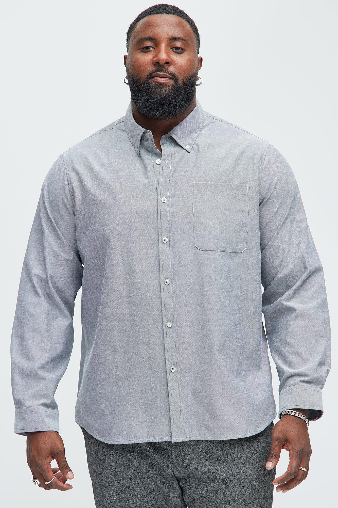Oxford Classic Shirt - Grey Product Image