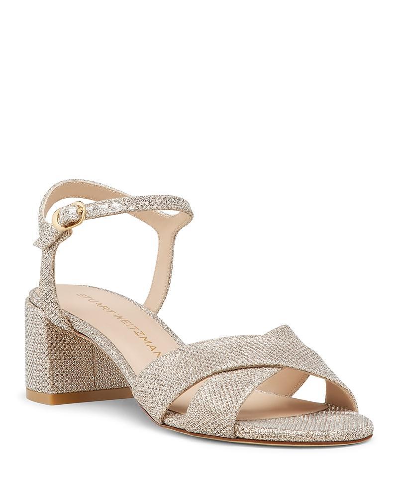 Stuart Weitzman Womens Dayna Block 50 High Heel Sandals Product Image