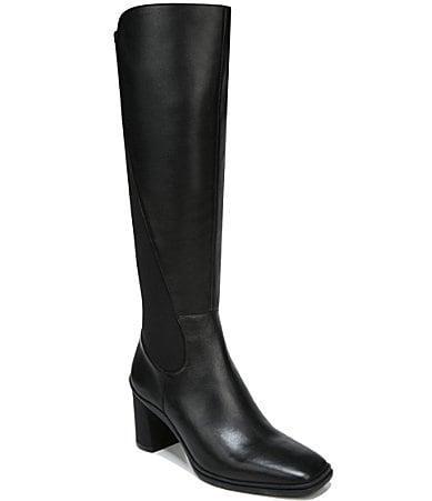 Naturalizer Axel 2 Weatherproof Leather Block Heel Tall Boots Product Image