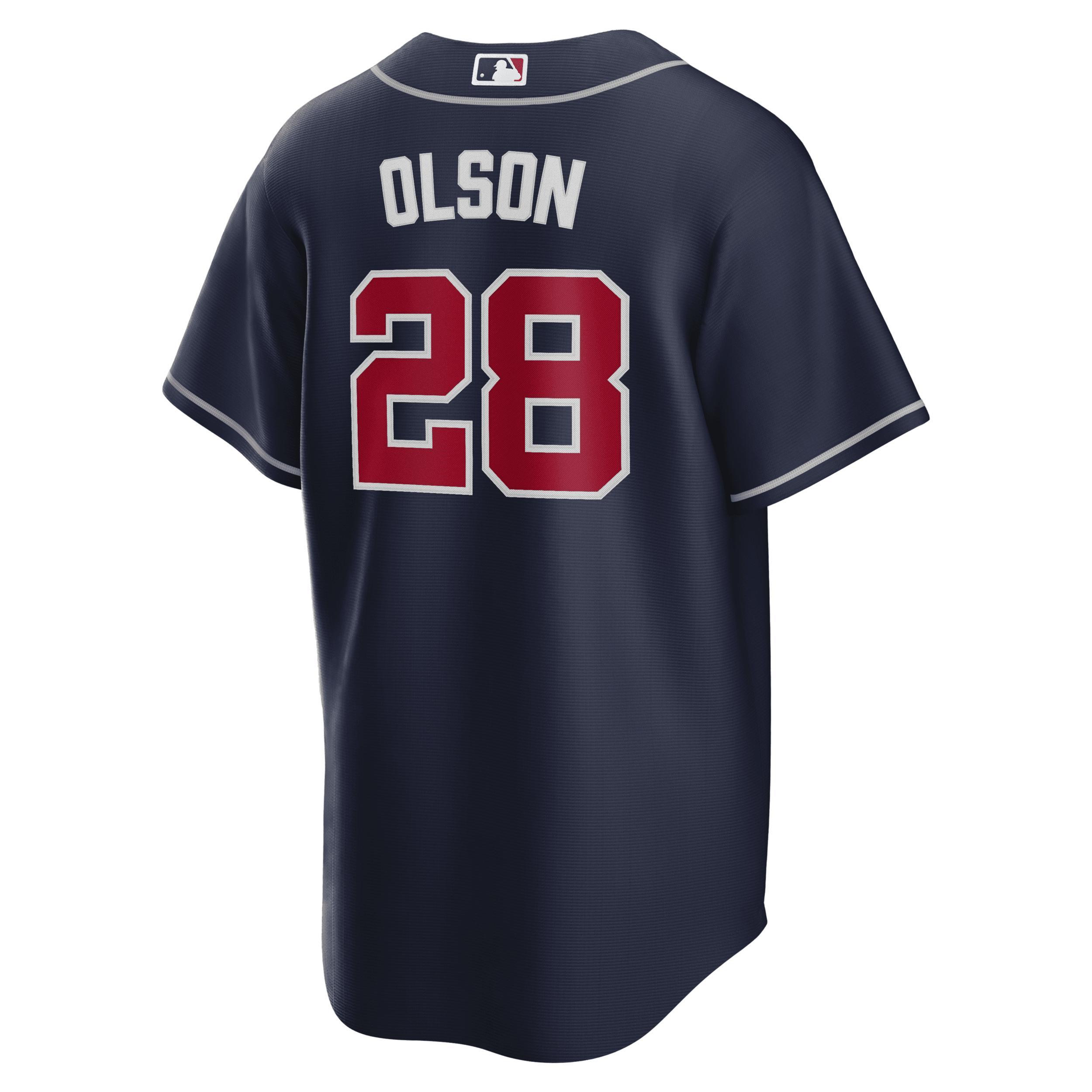 Men's Nike Matt Olson Navy Atlanta Braves Alternate Replica Player Jersey,  Product Image
