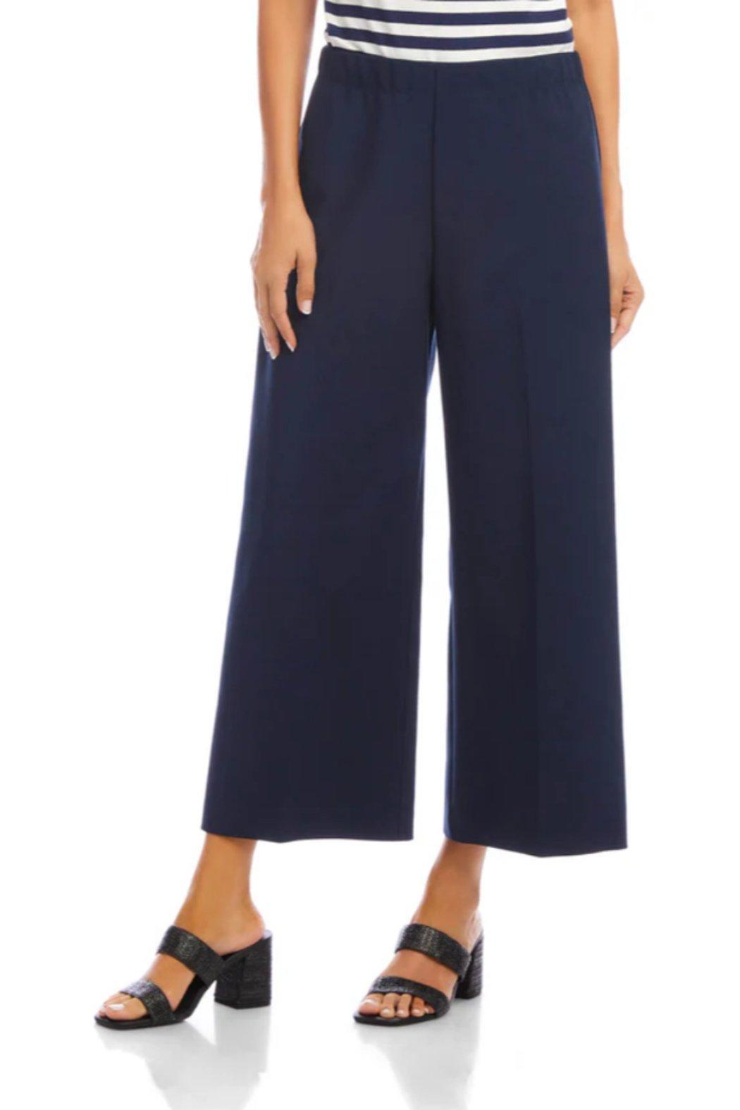 Cropped Wide-Leg Pants Product Image