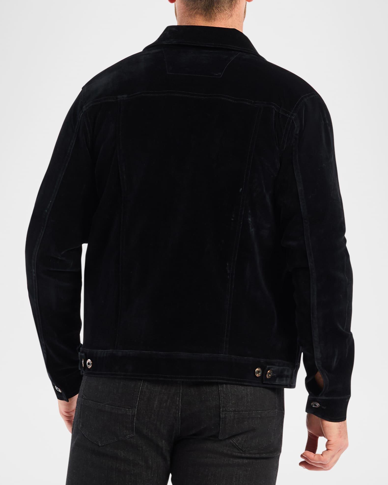 Men's Celestial Button-Front Trucker Jacket Product Image