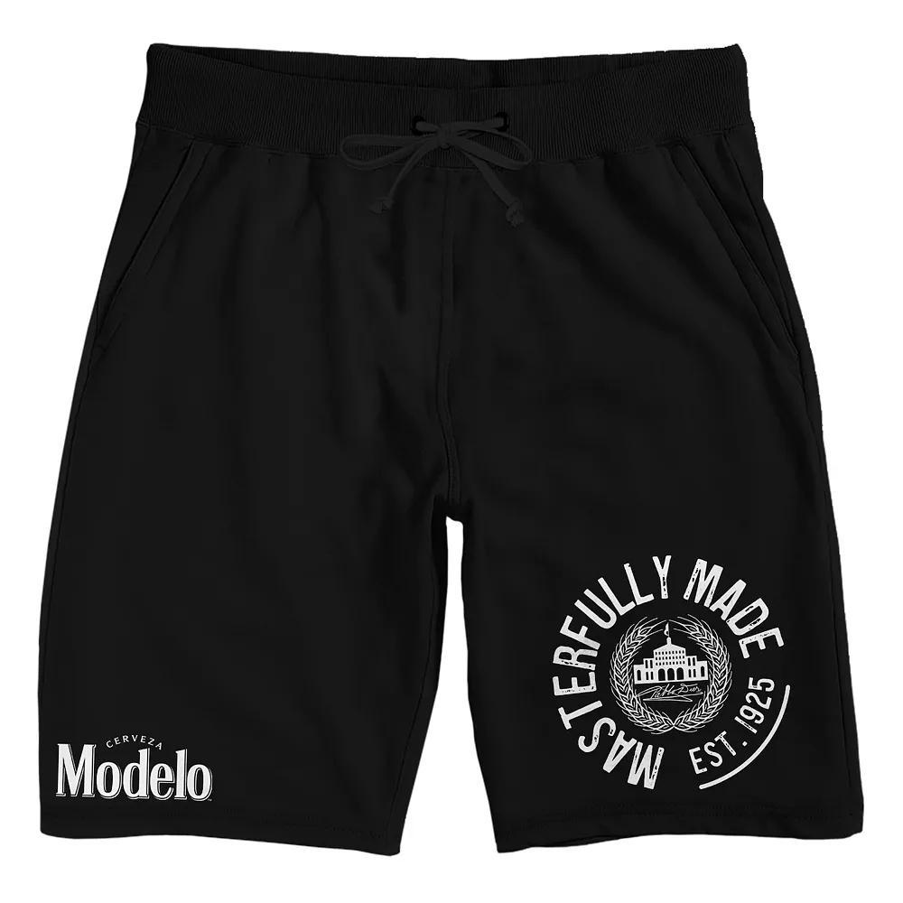 Men's Modelo Casa Modelo Pajama Shorts, Size: XL, Black Product Image