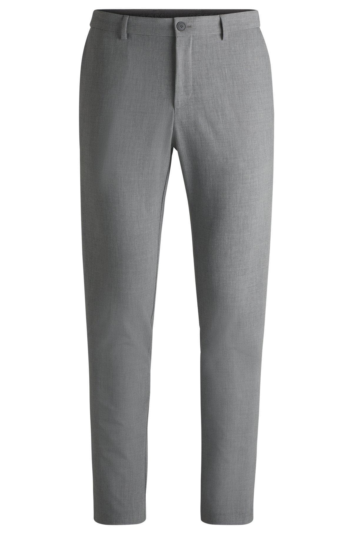Slim-fit trousers in performance-stretch fabric Product Image