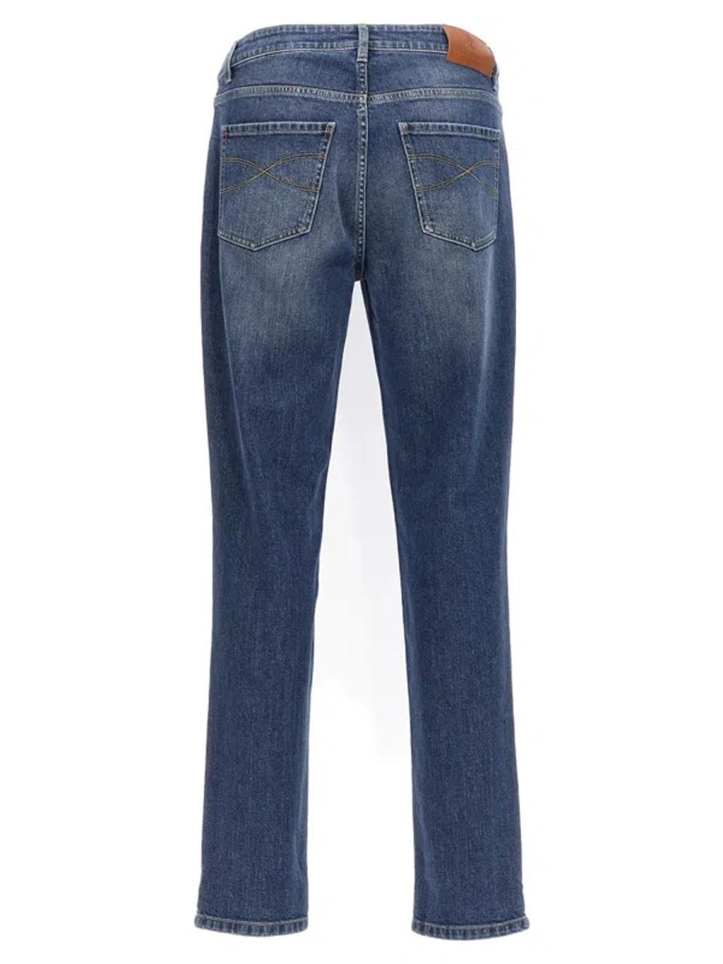 BRUNELLO CUCINELLI Denim Cotton Jeans In Blue Product Image